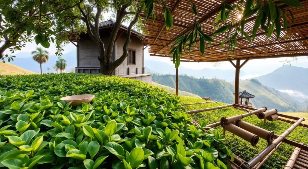 Oolong Tea processing techniques