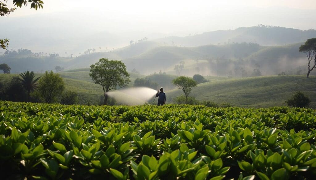 chemical impact on tea cultivation