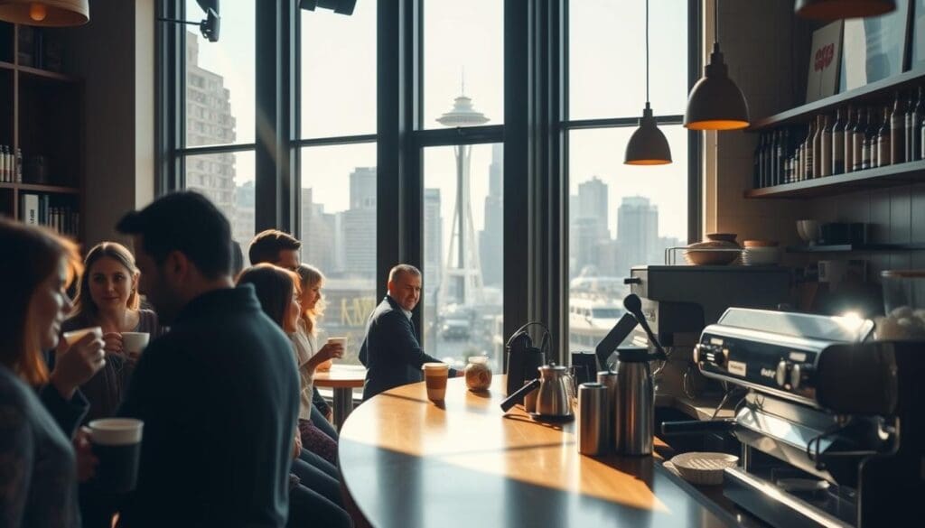 urban coffee scene