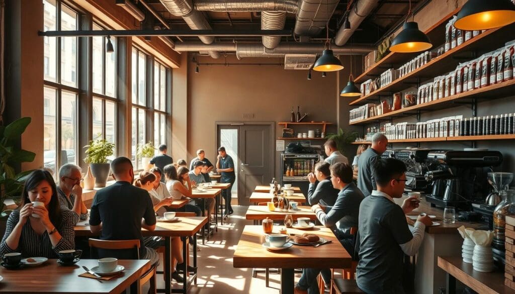 urban coffee scene